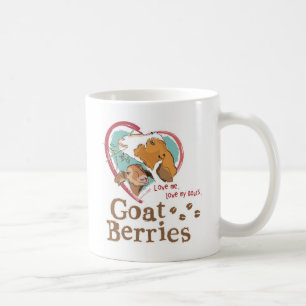 Café Taza de las bayas de la cabra