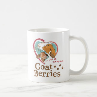 Café Taza de las bayas de la cabra