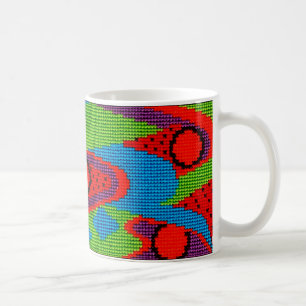 Café Taza de las bolas de fuego
