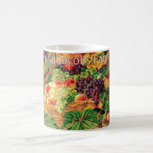 Café Taza de las cestas de la compra de la tela de