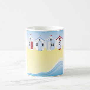 Café Taza de las chozas de la playa