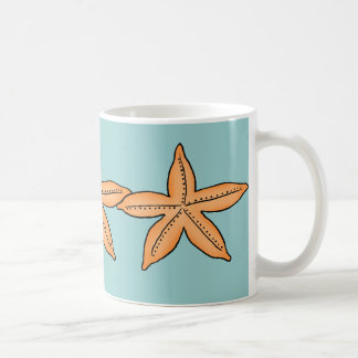 Café Taza de las estrellas de mar