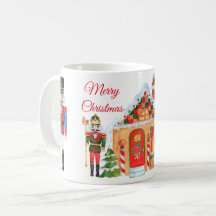 Taza de las Felices Navidad del cascanueces