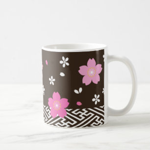 Café Taza de las flores de cerezo