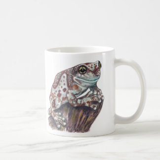 Café Taza de las ilustraciones de la rana de la leche