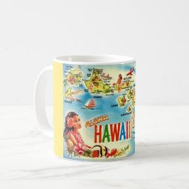 Café Taza de las Islas Hawaianas Vintage