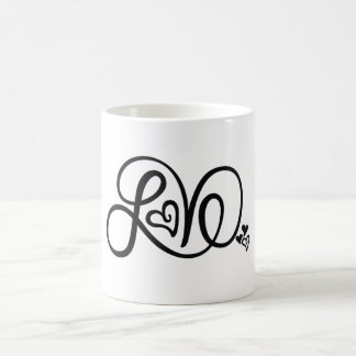 Café Taza de las letras de amor