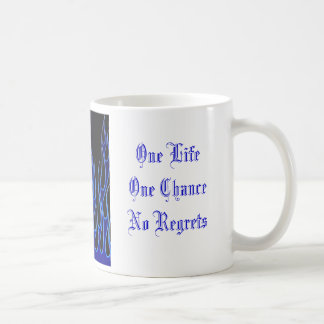 Café Taza de las llamas azules