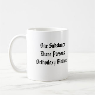 Café Taza de las materias de la ortodoxia de Athanasius
