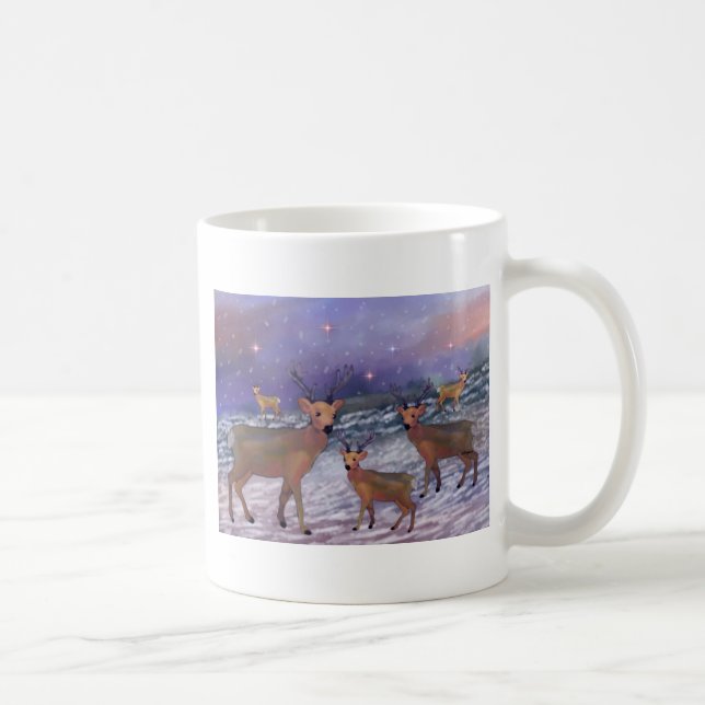 Café Taza de las nevadas del reno (Derecha)