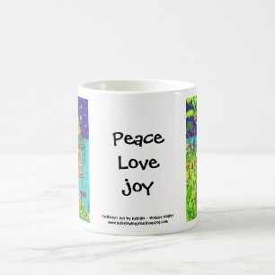Café Taza de las noches del día de fiesta