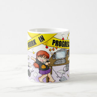 Café Taza de las obras en fase de creación
