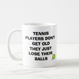 Café Taza de las pelotas de tenis