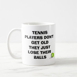 Café Taza de las pelotas de tenis