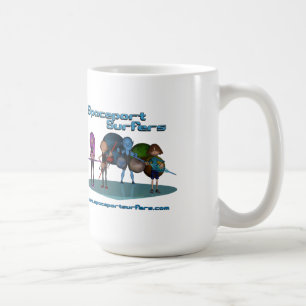 Café Taza de las personas que practica surf del