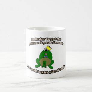 Café Taza de las ranas del beso