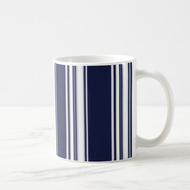 Café Taza de las rayas azules (Derecha)