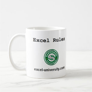 Café Taza de las reglas de Excel