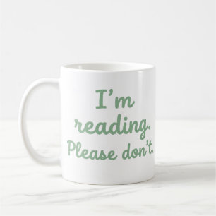Café Taza de lector de libros divertida para amantes de
