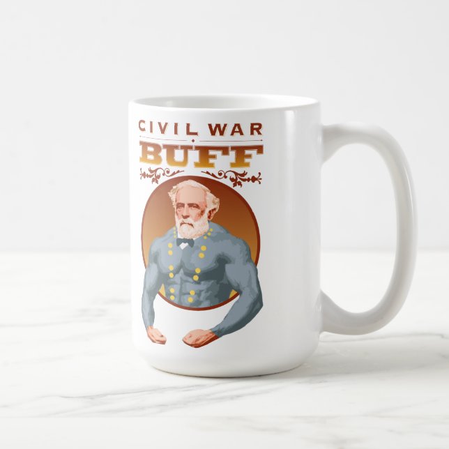 Café Taza de Lee de la piel de ante de la guerra (Derecha)
