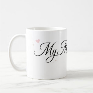 Café Taza de letra elegante Mi mamá es la mejor