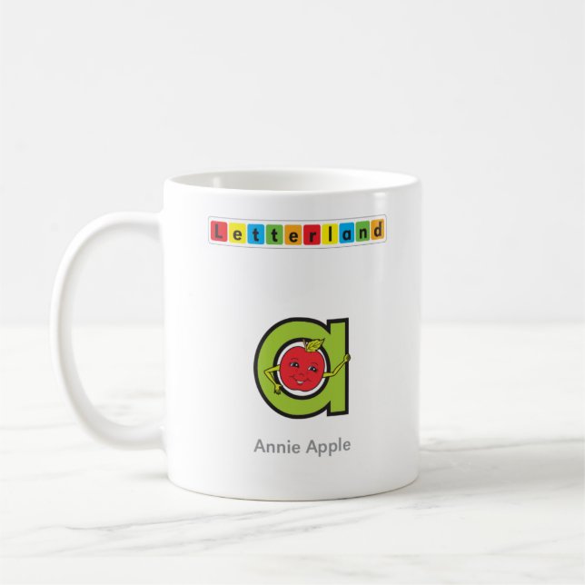 Café Taza de Letterland el | Aa (Izquierda)