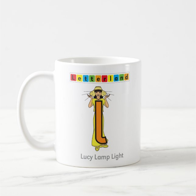 Café Taza de Letterland el | Ll (Izquierda)