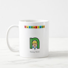 Café Taza de Letterland el | Nn