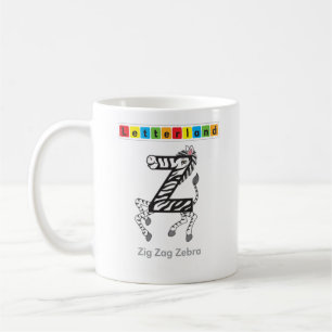 Café Taza de Letterland el   Zz