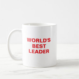 Café Taza de líder el mejor del mundo