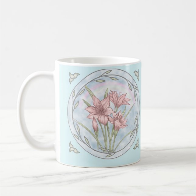 Café Taza de lirios (Izquierda)