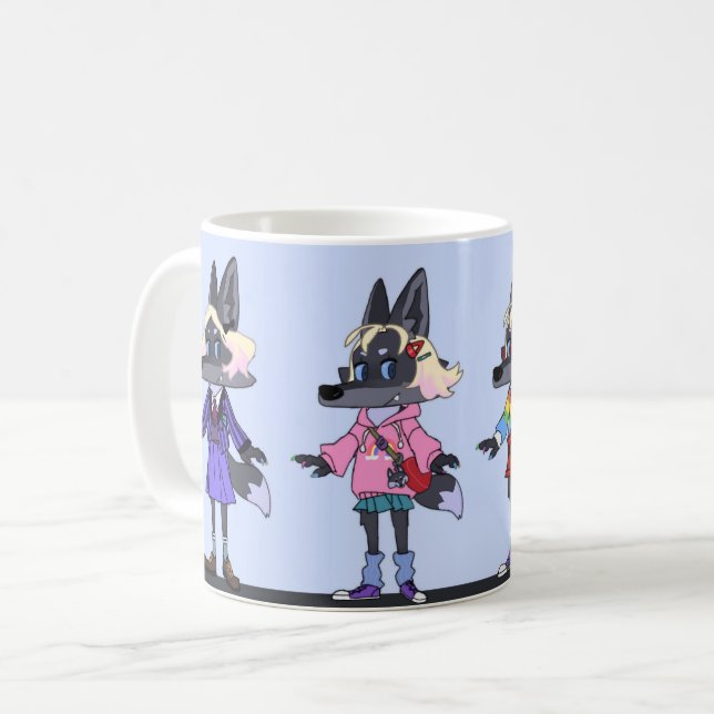 Café Taza de lobo (Anverso izquierdo)