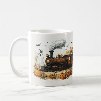 Café Taza de Locomotora de Vapor Embrujada