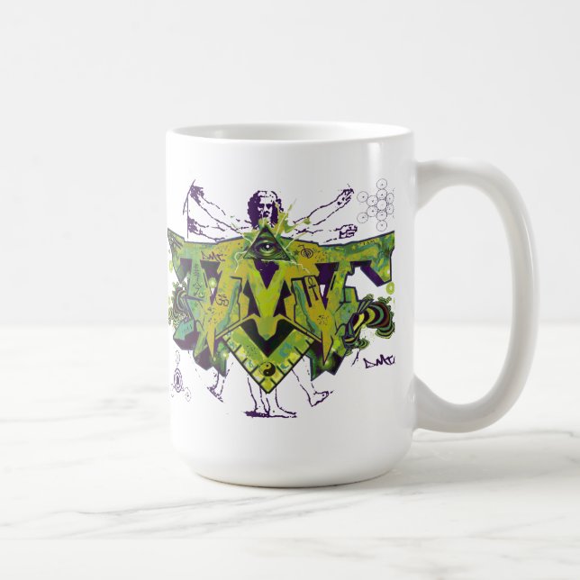 CAFÉ TAZA DE LOS ACCESORIOS DEL DMT AYAHUASCA (Derecha)
