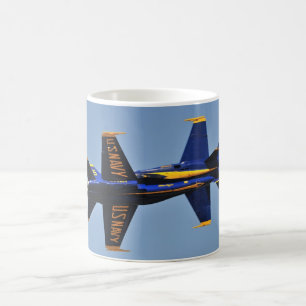 Café Taza de los ángeles azules