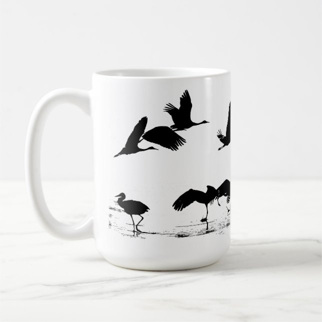 Café Taza de los animales de la fauna de los pájaros de (Izquierda)