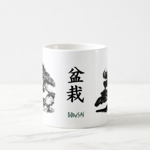 Café taza de los bonsais