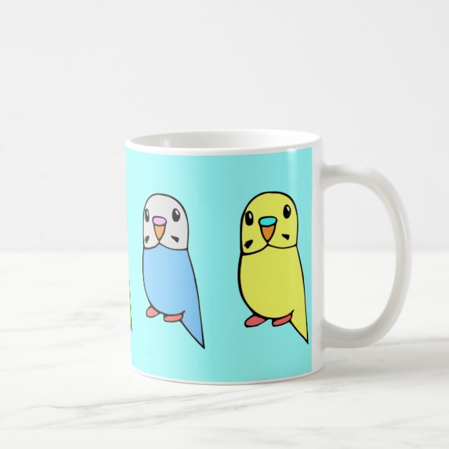 Café Taza de los Budgerigars (Derecha)