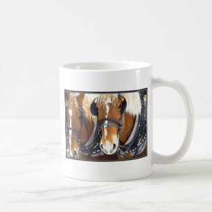 Café Taza de los caballos de proyecto de Clydesdale