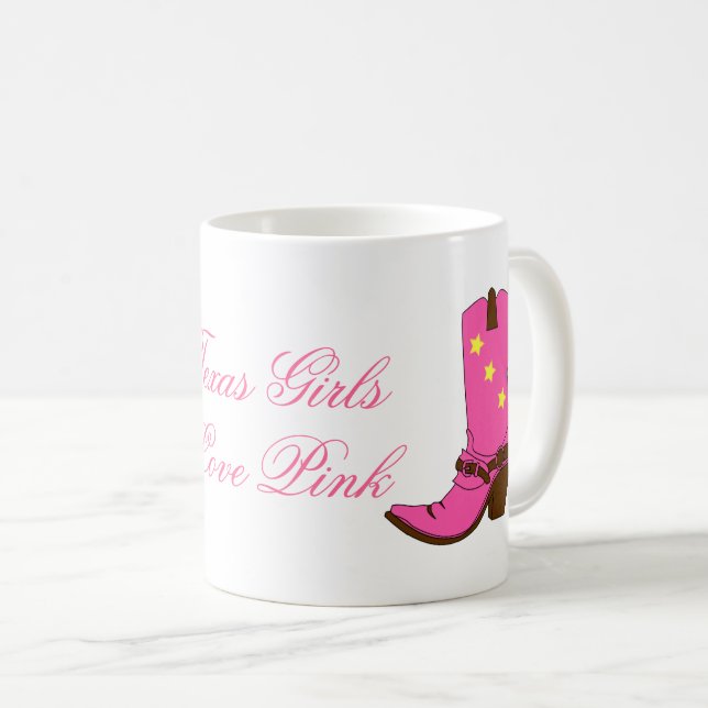 Café Taza de los chicas de Tejas (Anverso derecho)