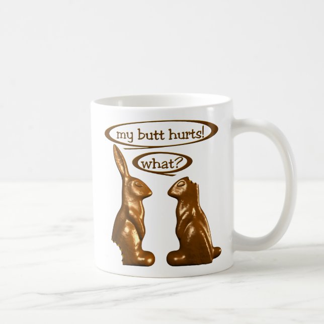 Café Taza de los conejitos del chocolate (Derecha)
