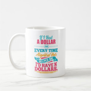 Café Taza de los dólares del retruécano N de la