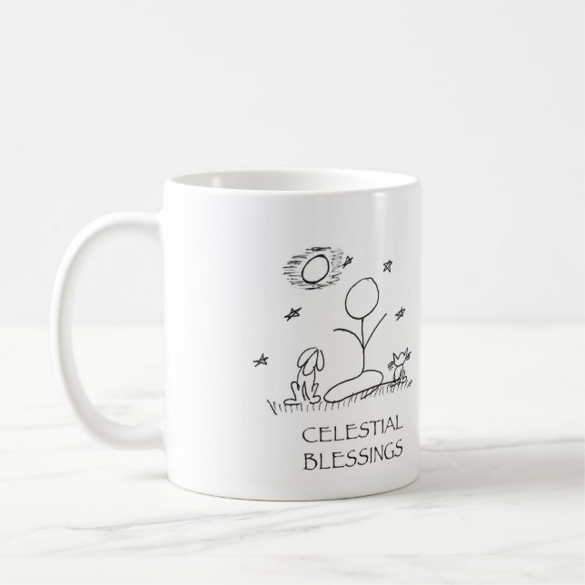 Café Taza de los gurúes del bolsillo de Chakra de la (Izquierda)