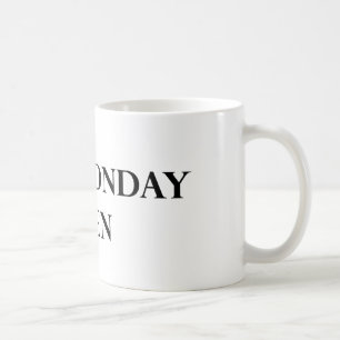 Café Taza de los hombres de lunes