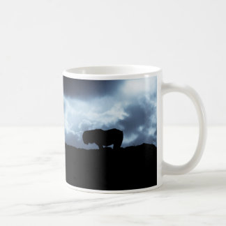 Café Taza de los humores del potro de Shetland