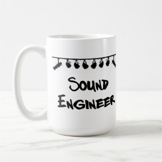 Café Taza de los ingenieros de sonido