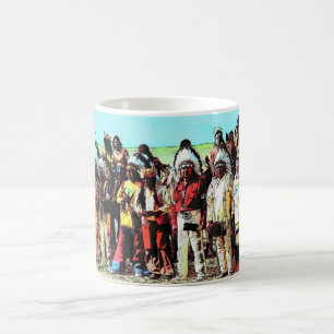 Café Taza de los jefes indios