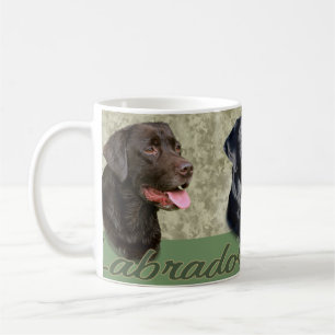 Café Taza de los labradores retrieveres