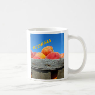 Café Taza de los melocotones de Georgia