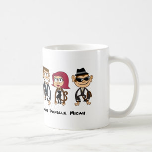 CAFÉ TAZA DE LOS MIEMBROS DEL MONO
